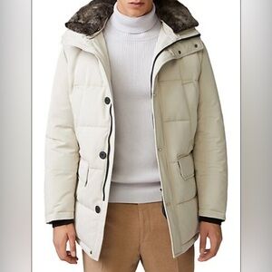 Strellson Plaza 2.0 Faux Fur Collar Quilted Coat